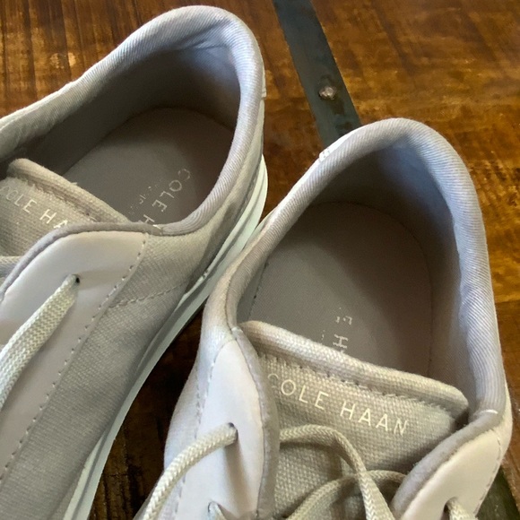 Cole Haan GrandPro Rally T-Toe Sneaker Casual Light Grey Mens Size 8 1/2 C36747 - Picture 12 of 12